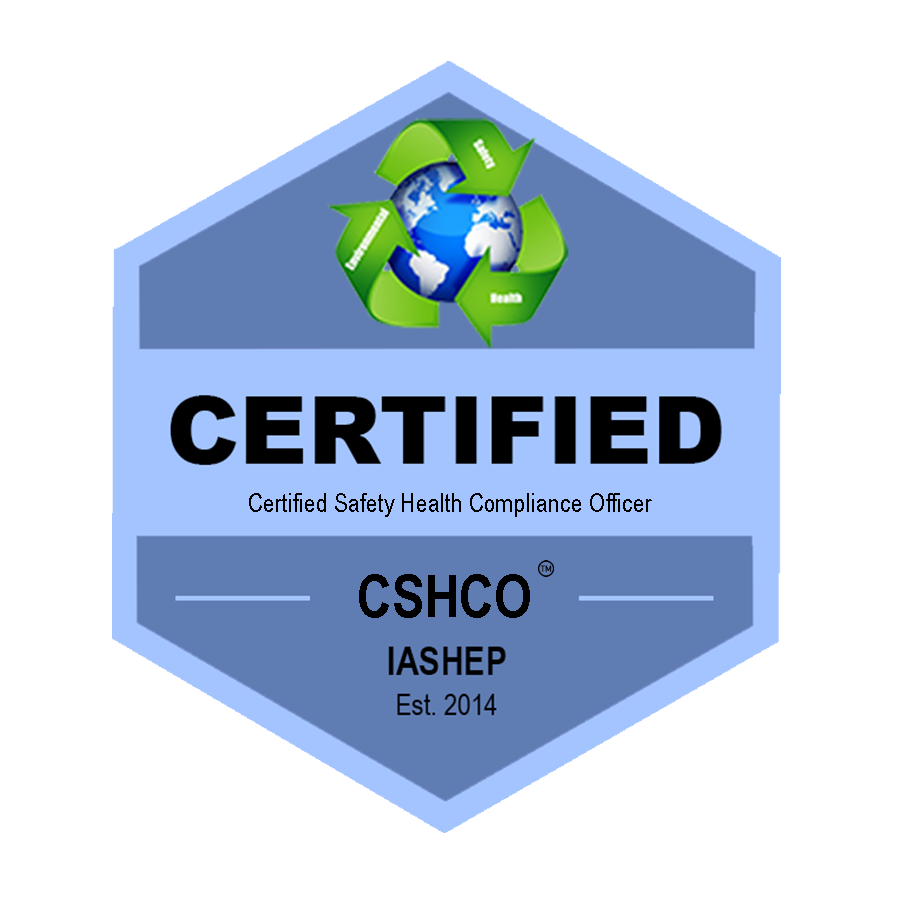 Certified Safety & Health Compliance Officer (CSHCO) badge